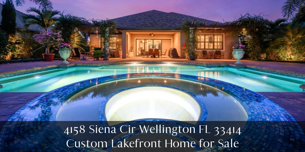 getitdoneforme's tweet image. Enjoy your favorite drink as you relax by the custom Brosseit pool of this #HomeforSaleinWellingtonFL activerain.com/blogsview/5468…