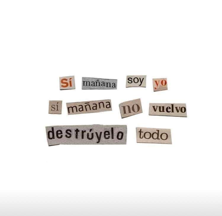 No sé esperen a que sus seres queridos no vuelvan, destruyamos todo de una vez ALV