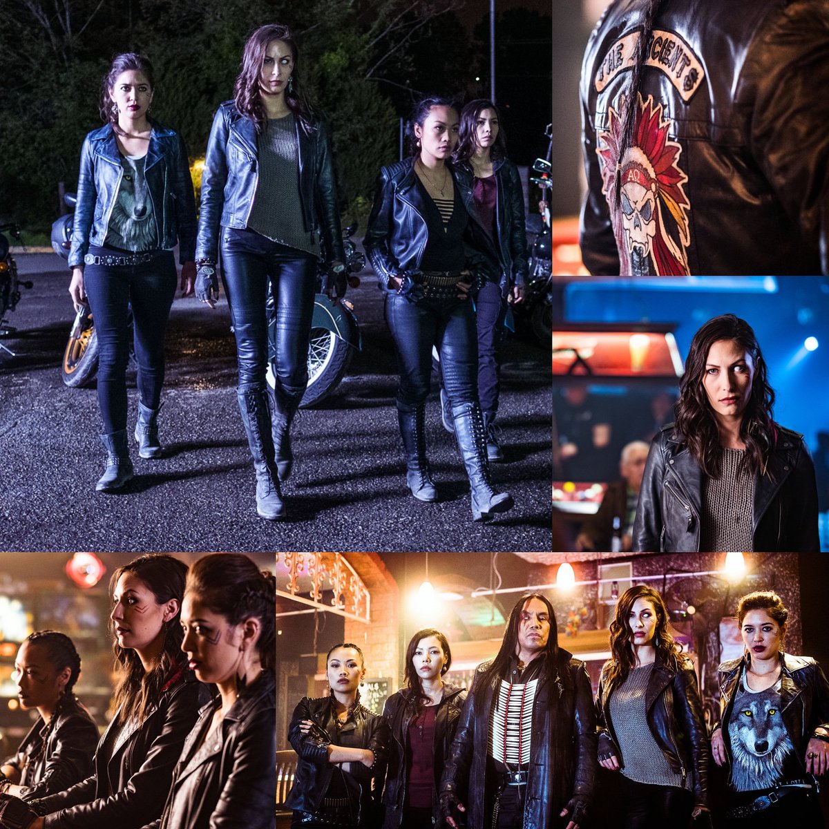 realgeraldauger's tweet photo. A supernatural matriarchal biker club out to find their rightful place in the circle of life. The Ancients are in frenzied pursuit to regain what they feel is rightfully theirs. #Creator #sos #sistersofsorrow #thematriarch #linsaywillier #geraldauger #nomorejohnwayne #theancients https://t.co/TZwhEvux8i