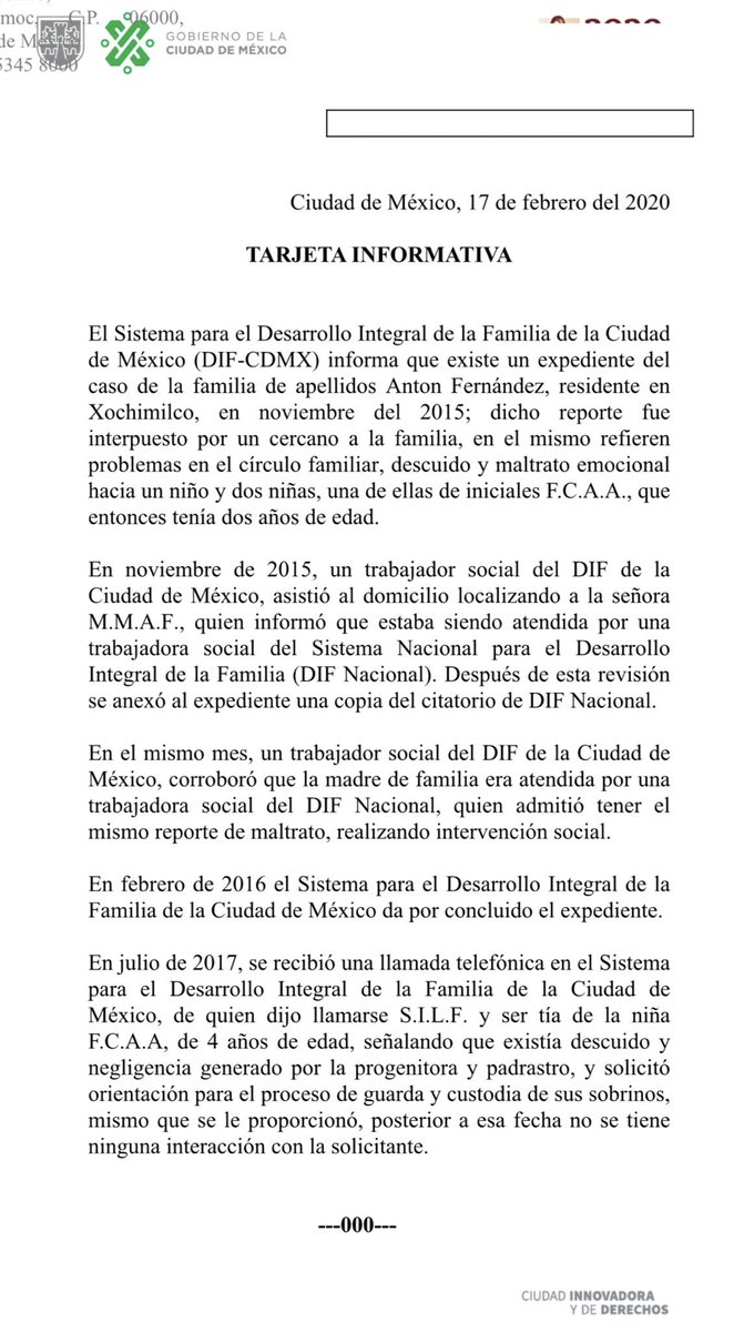 anafvega's tweet photo. Devastador. 

Le fallamos y le volvimos a fallar. Y luego le volvimos a fallar.

#FatimaCecilia https://t.co/jGsTC74WG9