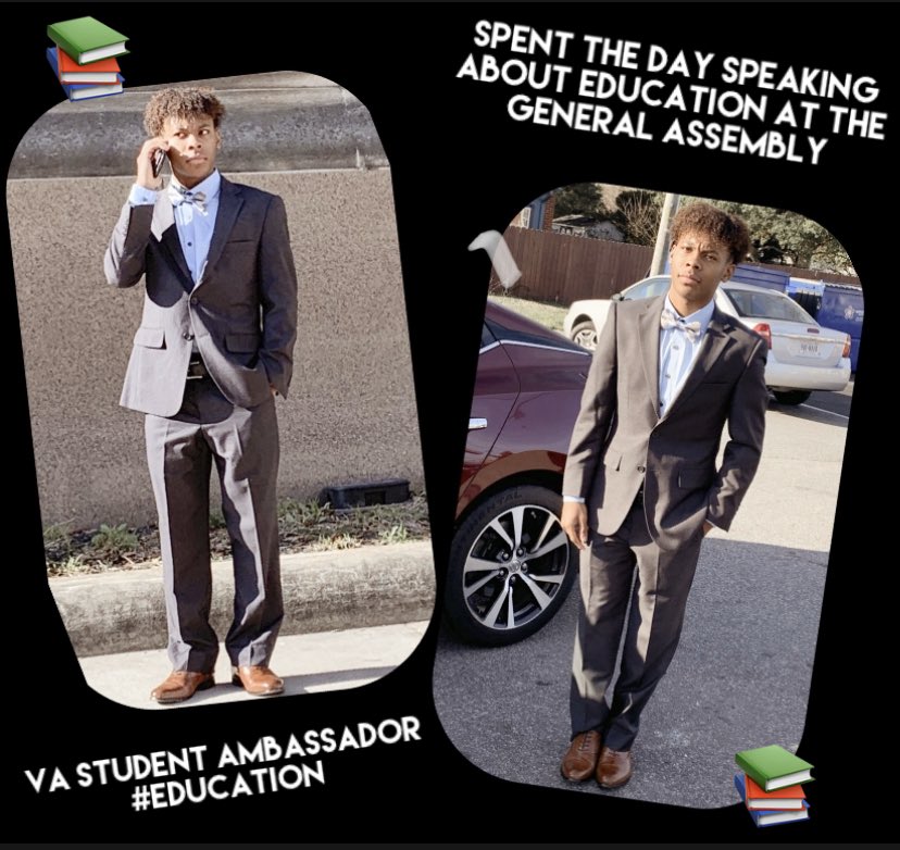 missteesugar's tweet photo. π₯°So proud of the young man heβs becoming @lilnick_13 πhe spent the day learning and discussing education at the General Assembly #equaleducation #newschools #safeschools #laptops4students #freelunch #vastudentambassador https://t.co/KXoemFM13X