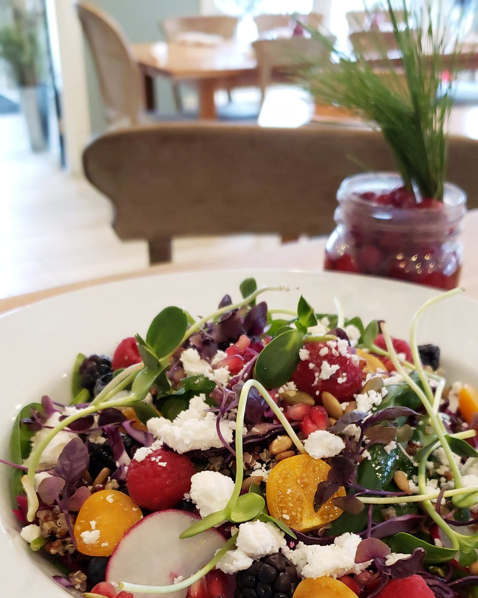 Strathmere1979's tweet photo. Up close and personal with our Nordic Winter Berry Salad 😍

#myretreat #myStrathmere #winter #cleaneating #ottawa https://t.co/ujFEGcXy8Y