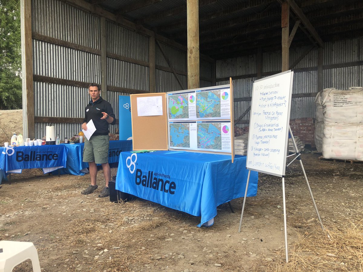 BallanceSci's tweet photo. Great day at our #MitAgator Field Day in South #Canterbury! Thanks to @malcolm_brendon from @plantandfood and Hugh Thomson from Thomson Plants for speaking! Our own Jim Risk aka Mr MitAgator decided to come from the south to experience some sun! #cleverscience #decadeinthemaking https://t.co/JJf25KNgXS