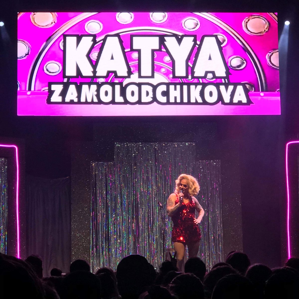 BoothBecka's tweet image. An amazing night seeing @katya_zamo @MissSherryVine @manilaluzon @ChipShopBird @NinaWest 😘 please come back soon you was all awesome 💋