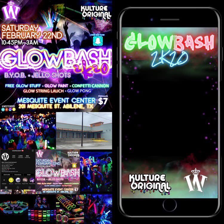 Allout_Reese's tweet photo. Pull up and hop out for #Glowbash2k20x this weekend https://t.co/qkvHuXazpy