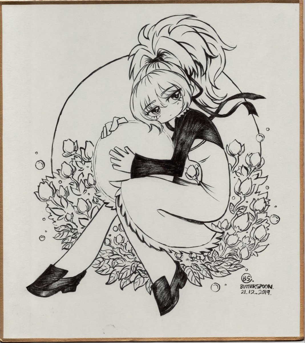 Yin (銀（イン）) from DARKER THAN BLACK ー黒の契約者ー redrawn by Butterspoon