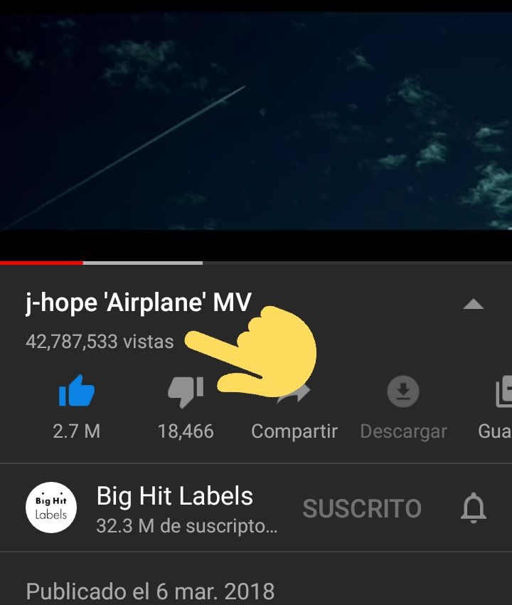 BTSVenezuela_'s tweet photo. #StreamAirplane #HAPPYJHOPEDAY #HobiNuestroSol podemos lograrlo? Vamos por el stream π https://t.co/m3BHiJdCSK
