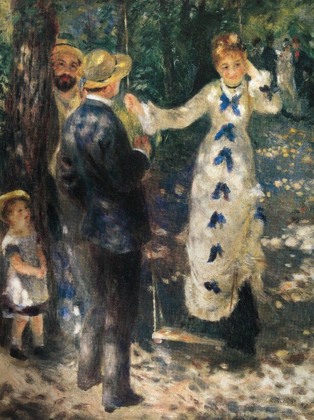 ピエール＝オーギュスト・ルノワール『ぶらんこ』