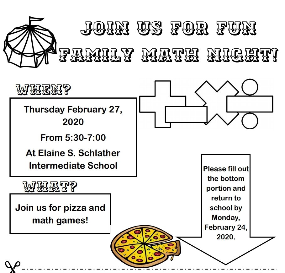 Come on out to #Math night for pizza/games and a short #PTC meeting on February 27th! facebook.com/events/s/math-…