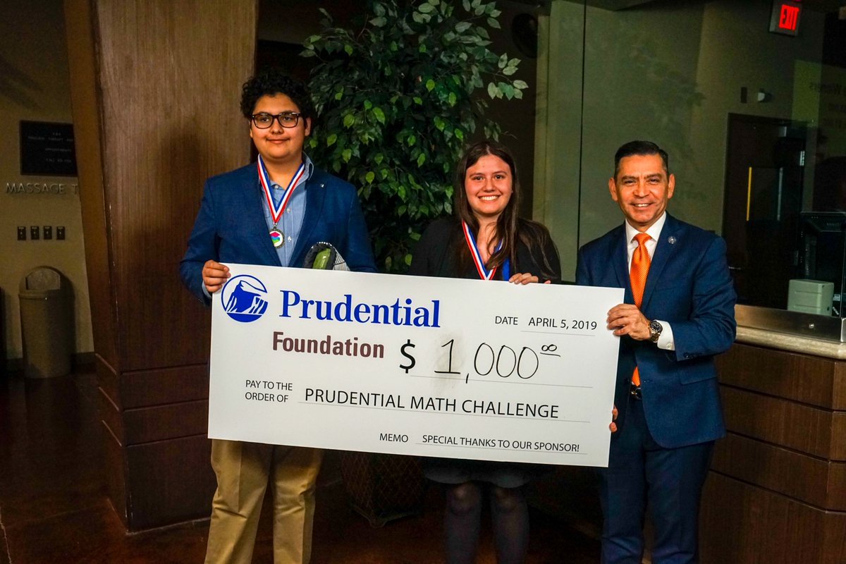 STTEFoundation's tweet photo. Meet our brilliant winners from last year's Prudential Math Challenge! ๐คฉ We can't wait to meet our A+ Winners for this year's PMC competition.
#elpaso #mathchallenge #sttefoundation #futureinnovators #prudentialmathchallenge https://t.co/M35Z5cX7HD