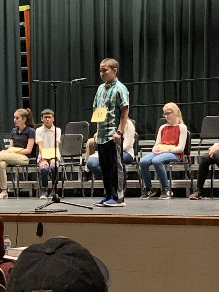 LutzClass's tweet image. Danny passes the 3rd round in the Regional Spelling Bee! #rockonwestwood #wdppride