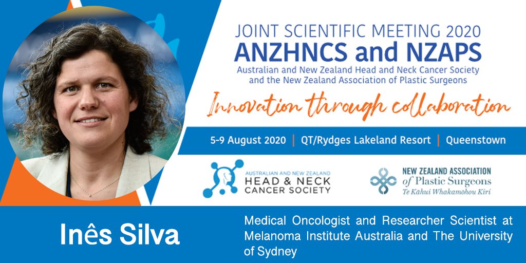 anzhncsconf's tweet photo. Confirming Keynote Speaker:  Inês Silva, Medical Oncologist and Researcher Scientist at Melanoma Institute Australia and The University of Sydney @anzhncs  #anzhncs2020  #nzaps2020
https://t.co/F9M0F73pKA https://t.co/Cjq3JpdYLO