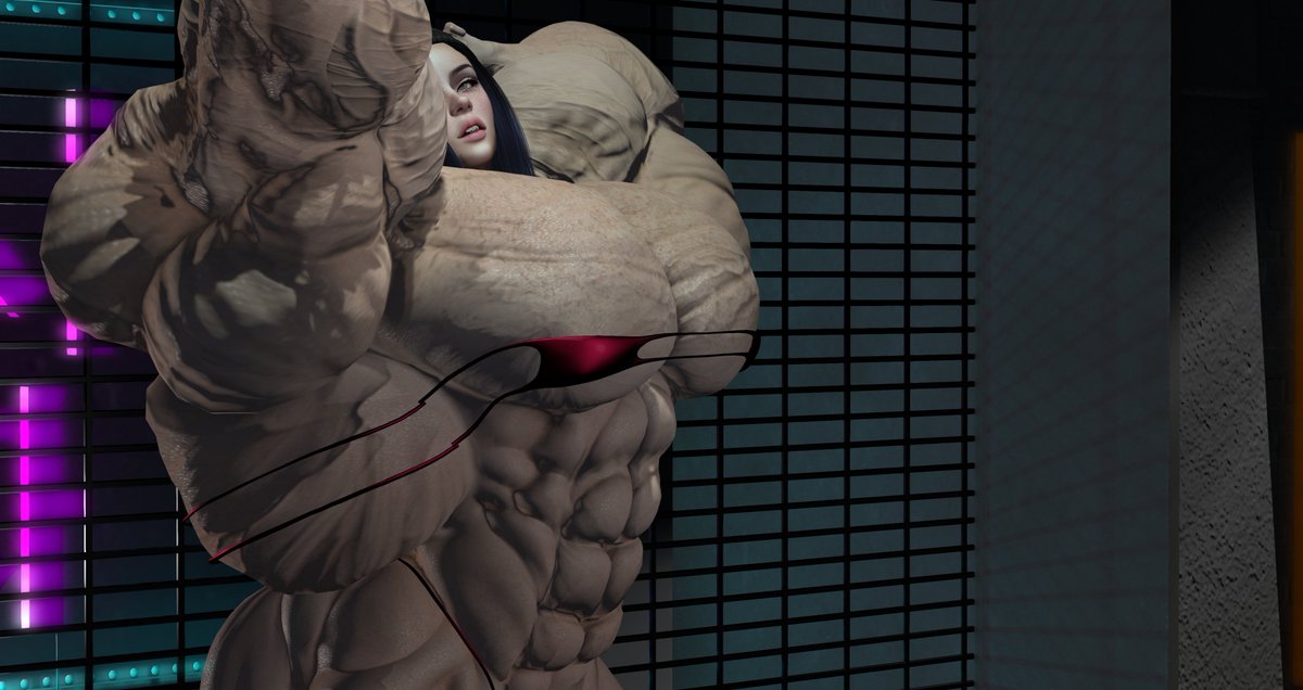 GameGirlPower's tweet photo. "Hey hey there! How's everyone doing on this fine weekday night? I know the work week can be pretty tough, and it feels sooo good finally burst out of my clothes and relax!" -Lulu
#femalemuscle #femalemuscleart #3dmuscle #monstergirl #femalemusclegrowth #nsfwart #muscleworship https://t.co/22IS5c7fLd