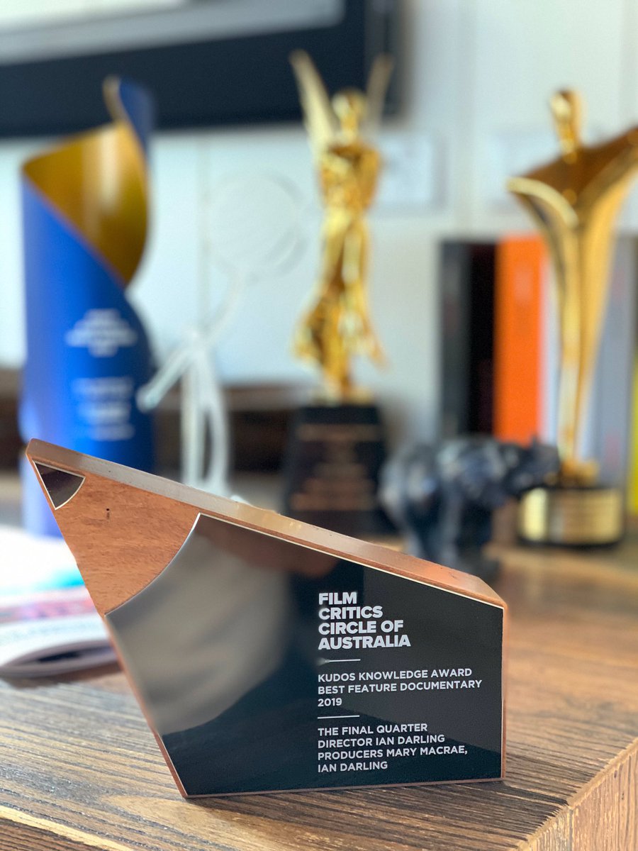 TheFinalQtr's tweet photo. Chosen by Film Critics all over Australia, #TheFinalQuarterFilm won “Best Feature Documentary” at the @FilmCriticsCirc Awards last night!

It was a great honour to share the award with Martha: A Picture Story.

#FCCAAwards
#RacismItStopsWithMe https://t.co/E92YQIlo5u