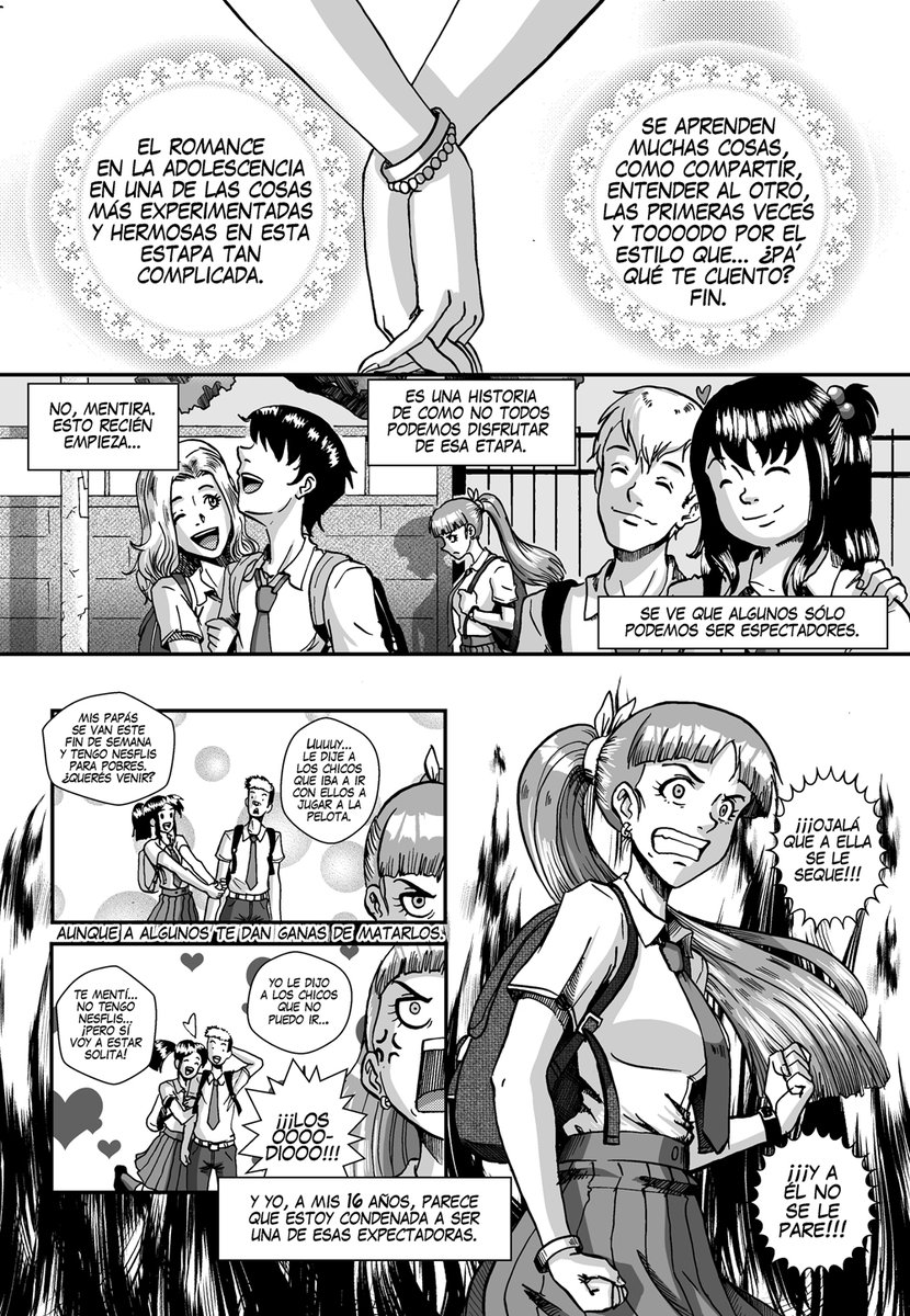 FernandoBiz2's tweet photo. Cap 1 de Confe-Confe. Astrid odia la cursilería porque ella no puede disfrutarla. Chica repelente si las hay. Su madre ya la conocen.
#ラブコメ #Lovecom #ConfesiónConfusión #confeconfe #Manga #4pages https://t.co/m66AqEN2vf