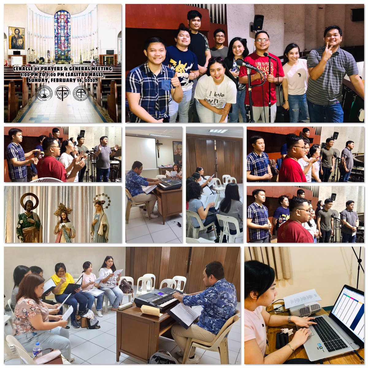 SYM_DSJDW's tweet photo. Youth Ministry’s Activities & Cenacle of Prayers and General Meeting: ((February 16, 2020))
#YAC #YMAC #SYM
#yacSTRONGandUNCONQUERED
#YMACcaritatis #etAmorServeDei
#PromotionToLOVEtheWORDofGOD https://t.co/TgZl76uCCN