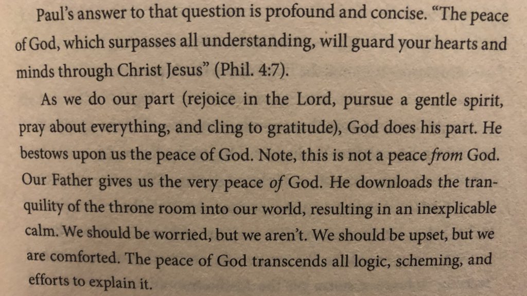BrookeShuman_'s tweet photo. I was wrestling the chaotic feelings inside as I refreshed my feed relentlessly. I just want to be told Ryan is ok. Then I thought of this book.
I got it out & flipped back to this part.
Clinging to the promise of God’s peace. Praying Ryan and his family feel God near them. https://t.co/g6IwYt2EO3