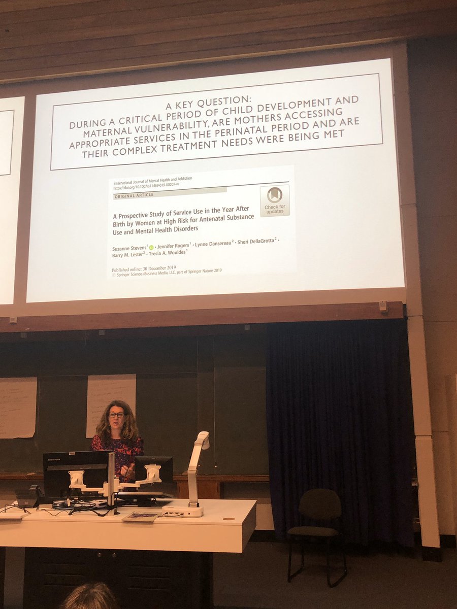 StasiakSylman's tweet photo. Dr Suzanne Stevens: we need to address maternal addiction, mental illness and infant mental TOGETHER @FMHS_UoA @CARN18450618 . https://t.co/eqfXoXzcwi