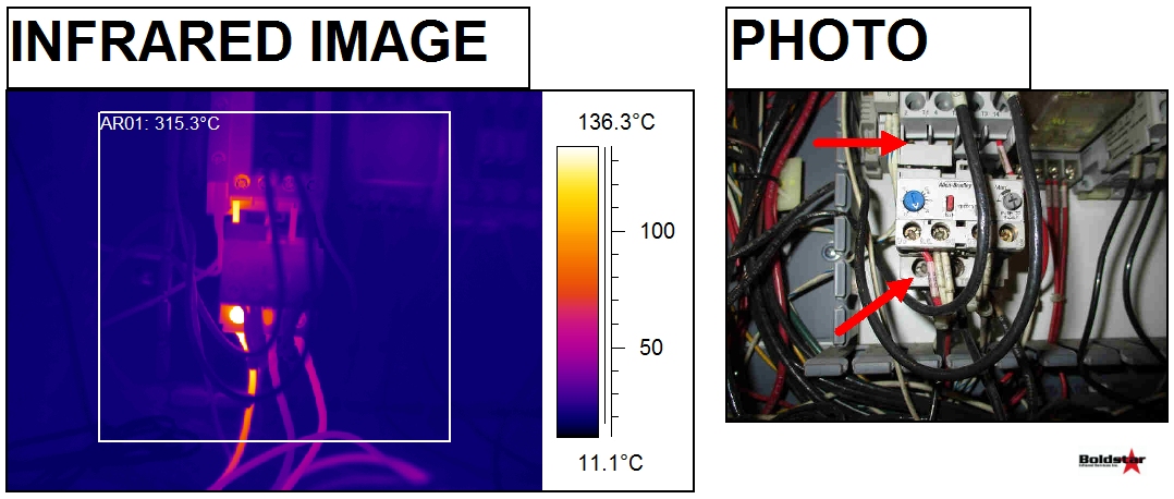 Boldstar's tweet photo. The hottest electrical connection that we've found this year..so far. #thermography #infrared https://t.co/vxsVEDwCEP