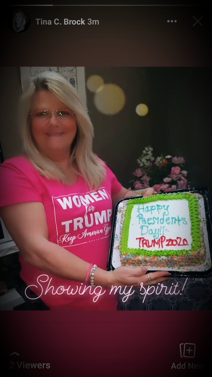 tinab4life's tweet photo. Trump 2020! Happy President's Day! https://t.co/ccfiUITs17