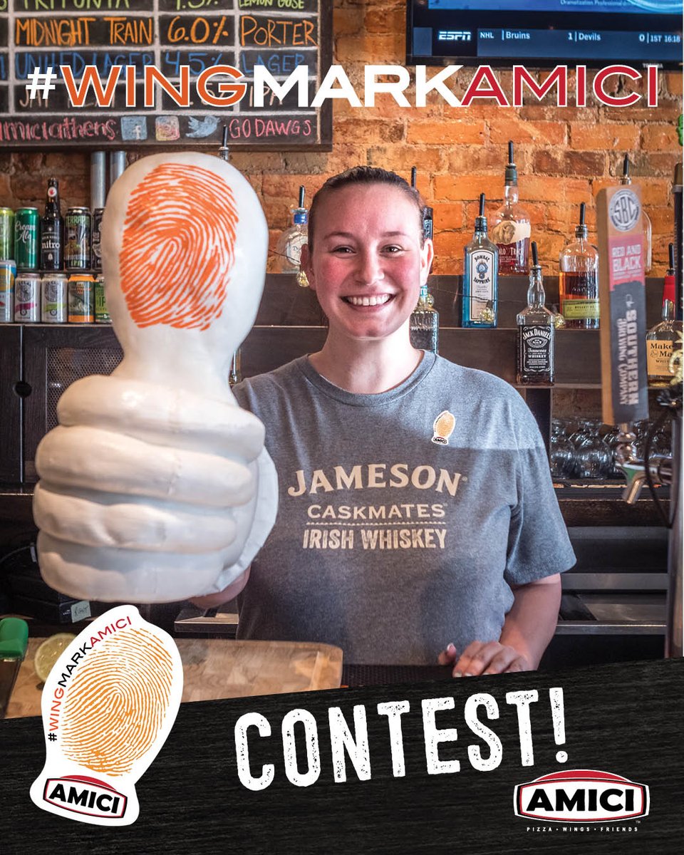 amiciclemson's tweet photo. #WingMarkAmici CONTEST is happening NOW! 
Be sure to get your removable stickers from your server! Check out https://t.co/EiguHTjX9r for details👍 https://t.co/1z8RrYBCvp