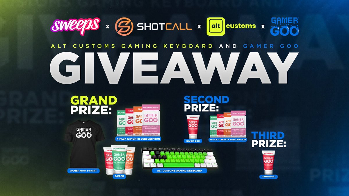 Game Builds (@gamebuilds) on Twitter photo We've teamed up with @ShotcallGG for this <a href="/altcustoms/">Alt Customs</a> and @GamerGoo giveaway!
To enter:
๐ Click here: sweeps.gift/zczfx
Bonus entries:
๐ฌ Reply to this tweet
๐ Retweet and like this tweet
๐ Follow @ShotcallGG & @Sweepsgg We've teamed up with @ShotcallGG for this <a href="/altcustoms/">Alt Customs</a> and @GamerGoo giveaway!
To enter:
๐ Click here: sweeps.gift/zczfx
Bonus entries:
๐ฌ Reply to this tweet
๐ Retweet and like this tweet
๐ Follow @ShotcallGG & @Sweepsgg