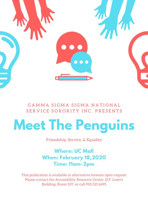 Gamma Sigma Sigma Uncp (@gammauncp) on Twitter photo 
