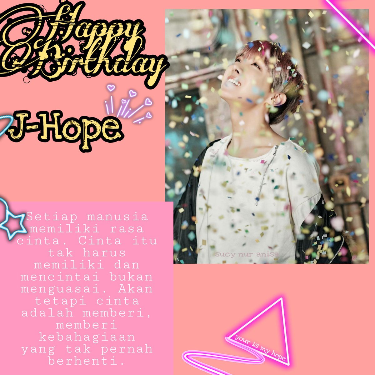 Anaansa17's tweet photo. 생일 축하합니다💜제이홉💜 🎉
Happy Birthday J-Hope🎂
#OurRemedyJhope
#HopeAlwaysHere
#HAPPYJHOPEDAY
#ILOVEJHOPE
#HappyBirthdayJhope
#LightOfHopeDay
#WithJhopeOnTheSide
#제이홉_너하나로_다_위로가_된다는걸
#GENIUSHOPE_GA
#SOPEbirthday
@BTS_twt @KimMay2017 @nuna_vk @nana_jyoongi93 https://t.co/tVQrDI3u86
