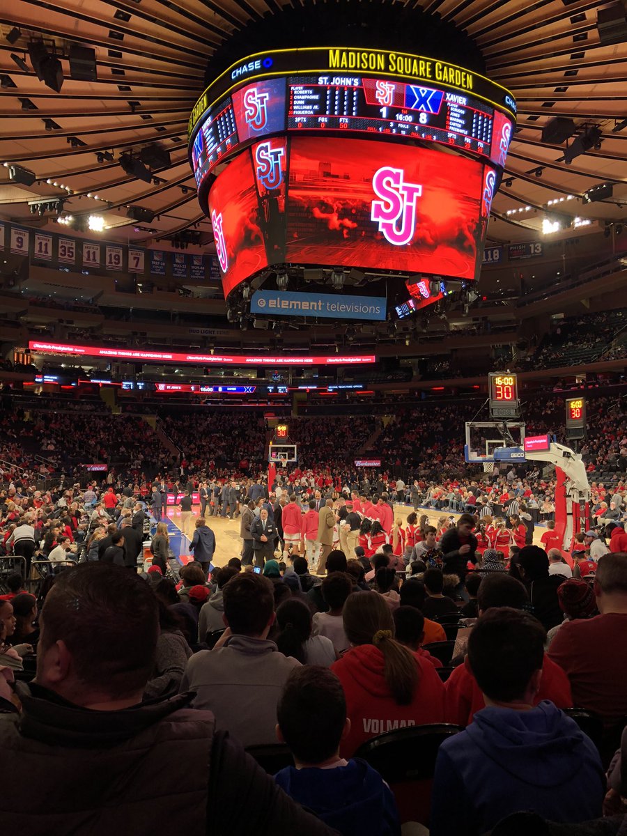 NickRiveraCPA's tweet photo. Great day getting to see the @XavierU Musketeers take home a win at Madison Square Garden, even better when your dad’s visiting and you can take him to see the “home” team! #LetsGoX https://t.co/TrESrW56BF