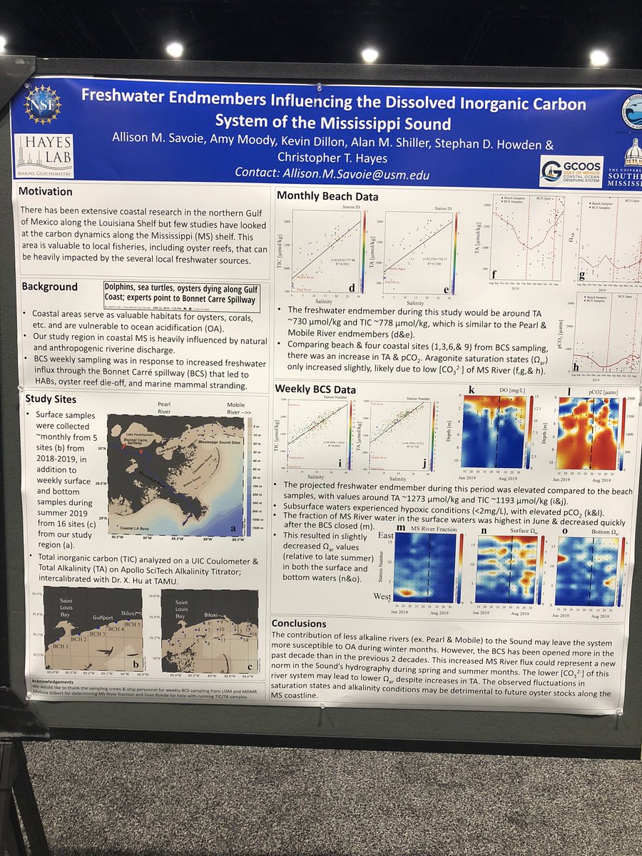 OA_AllySavoie's tweet image. Interested in coastal ocean acidification and/or the effects of rivers on coastal ecosystems? Come see my poster on Thursday! (CP44F-1426) #OSM2020 #WomenInSTEM