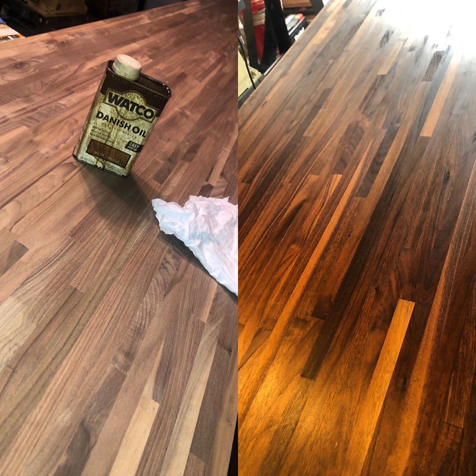 decor_dms's tweet image. If this 12ft walnut butcher block doesn’t warm you up I fear for you 😬🤪❤️🔥#butcherblock #butcherblockcountertop #walnut #woodworking #wood #rusticdecor #rusticfarmhouse #decor #finishtouch #vintage #rusticstyle #watco
