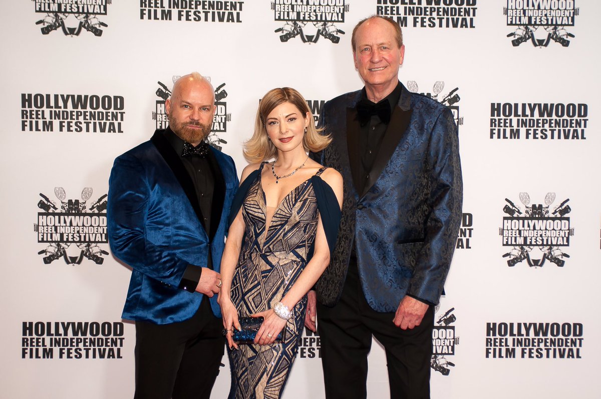 ngelicacassidy's tweet photo. #RedCarpet at @ReelFilmFest and the #WorldPremiere of @RCTheSeries #RollercoasterThePilot Thank you to all who came out to support our multi-award winning Pilot! @ianpaulcassidy #Winners #BestEpisodicSeries #AngelicaCassidy #IanPaulCassidy photo credit #taylorbrooksphotogrophy https://t.co/r0g9YKgfbH