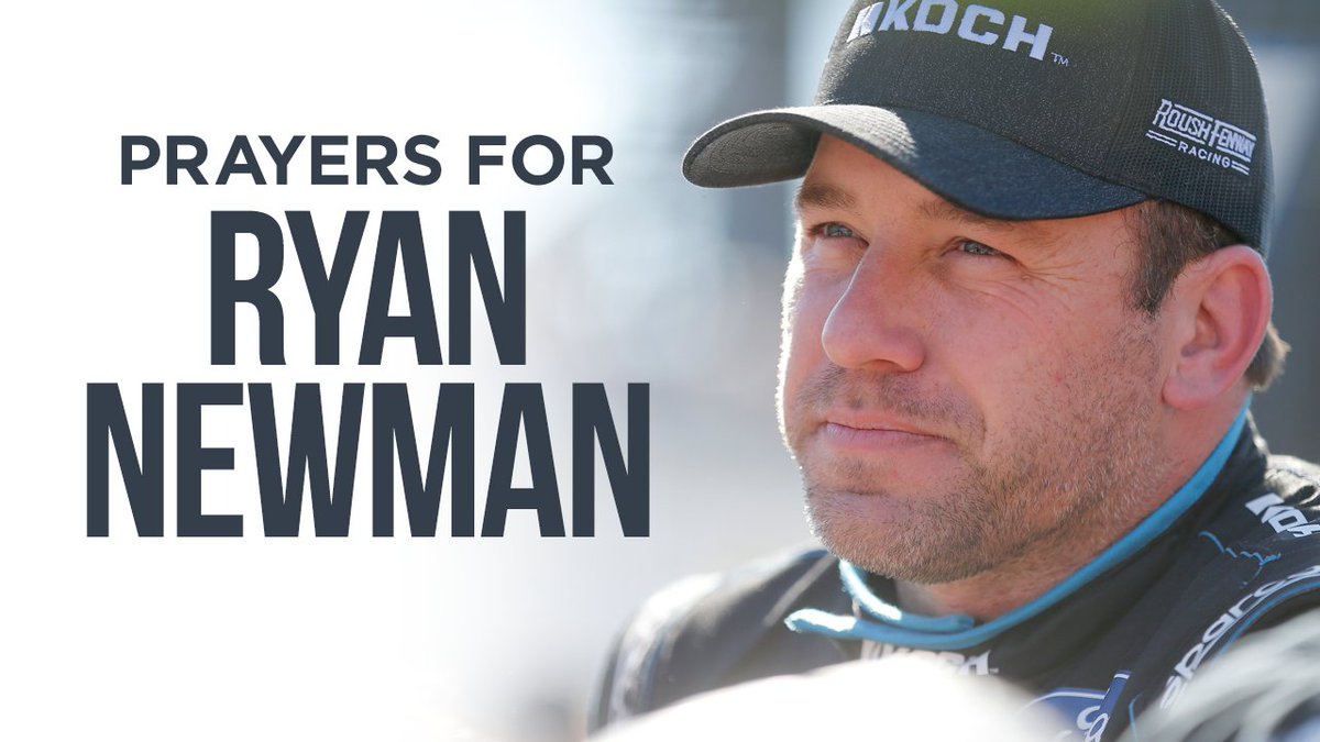 WFTV's tweet photo. NASCAR driver Ryan Newman taken to hospital after Daytona 500 ends in massive crash | LIVE UPDATES: https://t.co/zaT3Ux9Za1 https://t.co/tZxKExRxZW