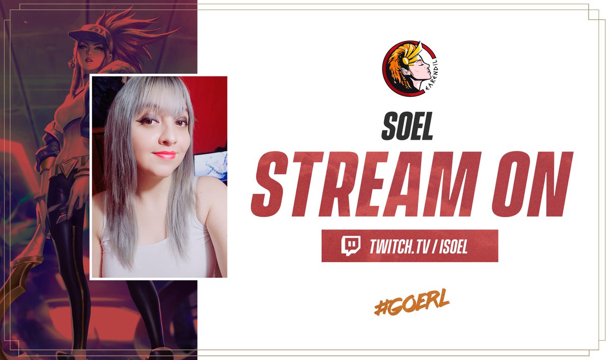TeamEarendil's tweet photo. ¡Nuestra Solo Laner @soeluwu está en vivo! 🖥️

Pasen a saludarla 🌟
➡️ https://t.co/ijF1jyefWr https://t.co/PV9kfKp9h4