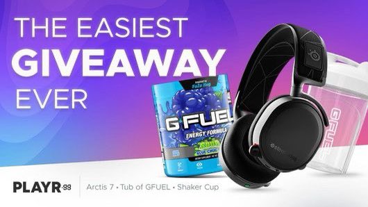 🚨 GIVEAWAY ALERTTT 🚨🎁 <a href="/SteelSeries/">SteelSeries</a> Arctis 7 Headset + <a href="/GFuelEnergy/">G FUEL®</a> Tub + Shaker💞 Like + RT+ Tag a Friend in The Comments 🔗 ENTER: bit.ly/PLAYRggEasy1