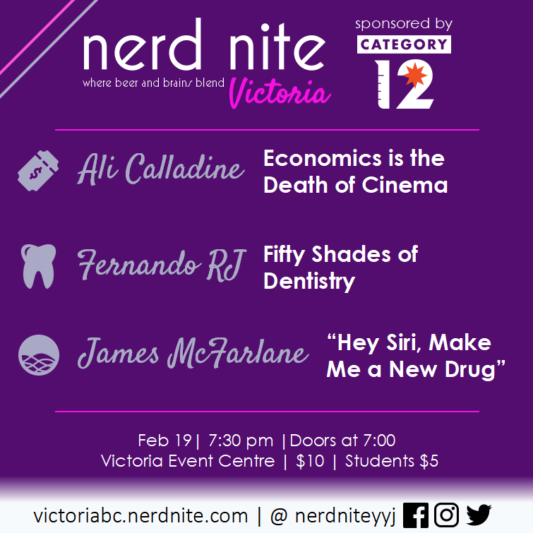 In two days!! #nerdnite #nerdniteyyj #nerdlife #lovescience #nerds #thinkinganddrinking #Victoria #yyj #thingstodoinvictoria #stufftodoinvictoria #physicsworld #events #science #victoriabuzz #victoriabc #yyjbeer #bethereandbesquare #sciencenews #scienceevents #sciencecanada #uvic