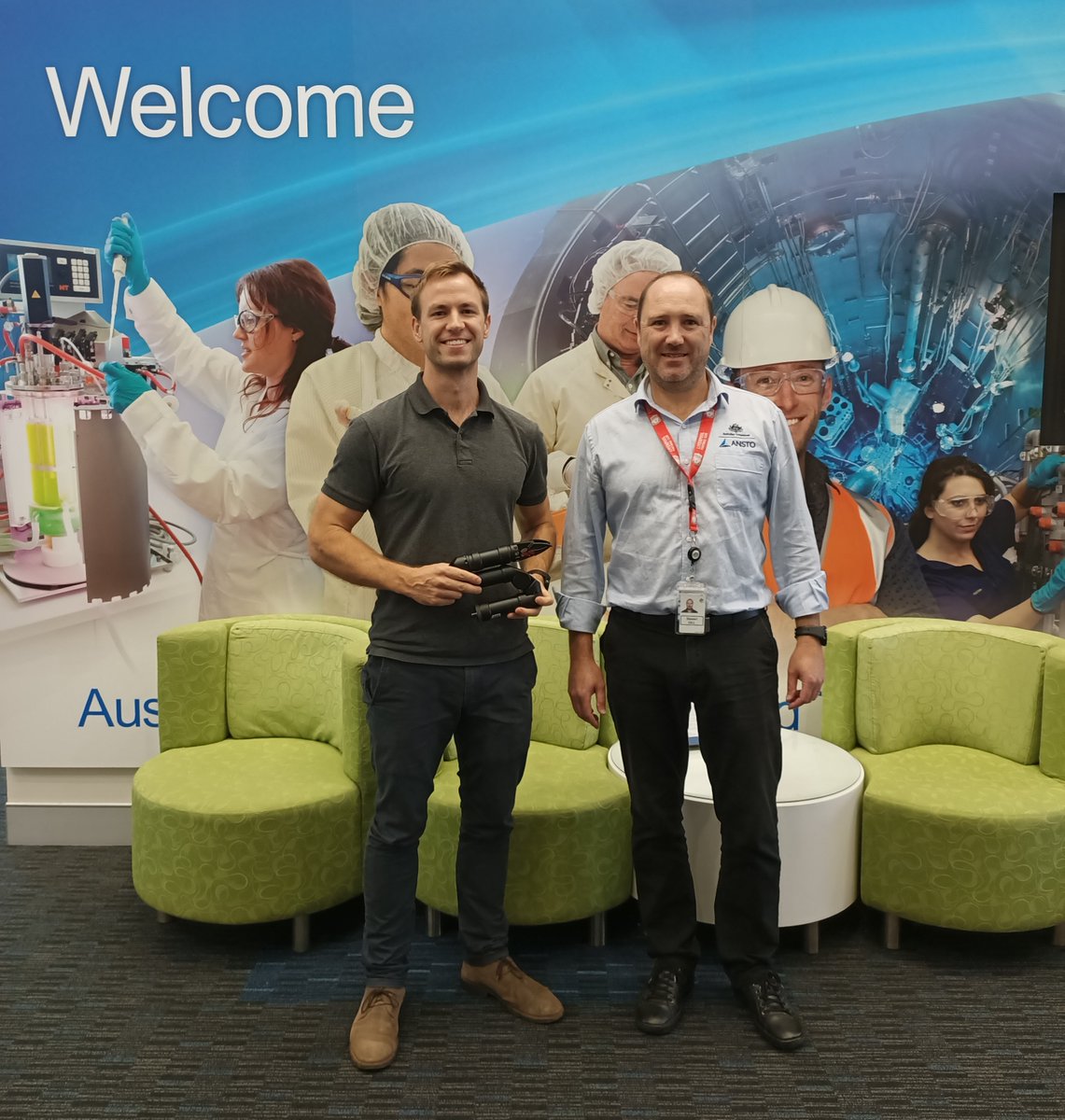 reach_robotics's tweet photo. Blueprint Lab has gone nuclear! We've just completed successful testing of our Reach 5 Mini robotic arm under radiation conditions. Thanks to ANSTO for their incredible staff, facilities, and support.
#robotics #blueprintlab #nuclear #remote #robotic #radiation #space https://t.co/vs4kyKjT77