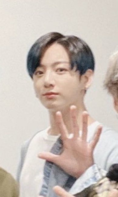 48/366 jungkook i’m so glad u dyed ur hair to match me that’s actually so cute of u love u 