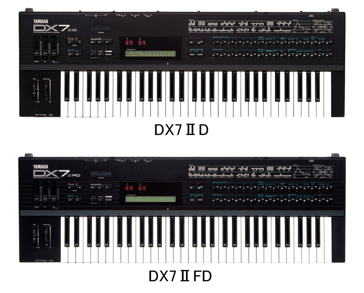 1986年発売 YAMAHA DX7Ⅱ FD