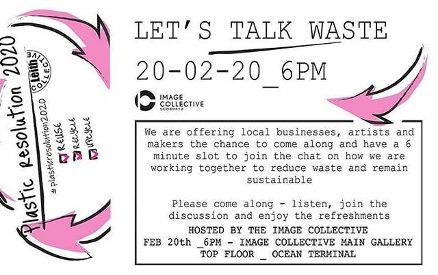 LeithCollective's tweet photo. This Thursday - come along at 6pm to @theimagecollective to find out more about reducing waste. Lots of our brilliant makers will be speaking.
#plasticresolution2020 #reducereuserecycle♻️ #reducewaste
@changeworks @zerowasteedinburgh @zerowasteleith @l… https://t.co/kDLXaab6Tm https://t.co/EubgQlzHuF