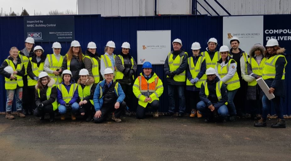CardiffMetCSSHS's tweet image. Environmental Health Students learning about housing construction. Thanks to David Wilson Homes Radyr, Cardiff.  #CSSHS #cardiffmet #DavidWilsonHomes