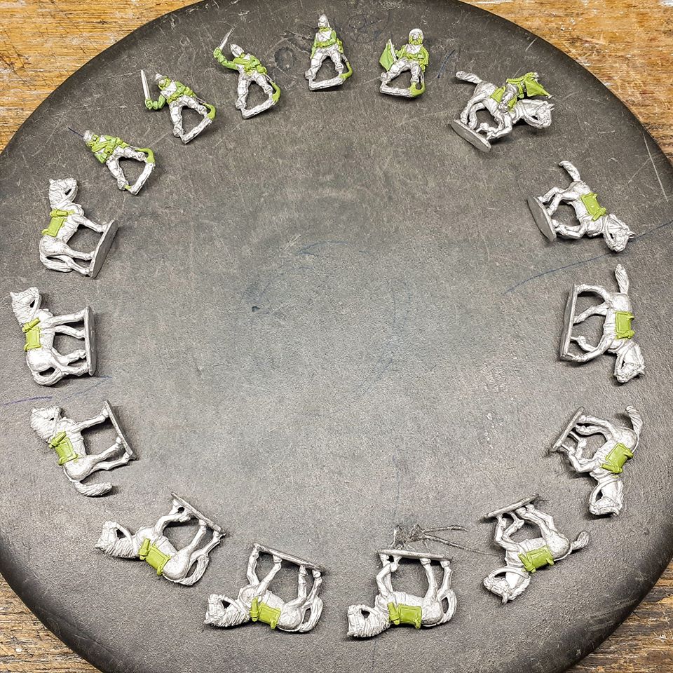 18mm ECW Cavalry greens in the moulds ready to go. These will be on the website as soon as possible.
