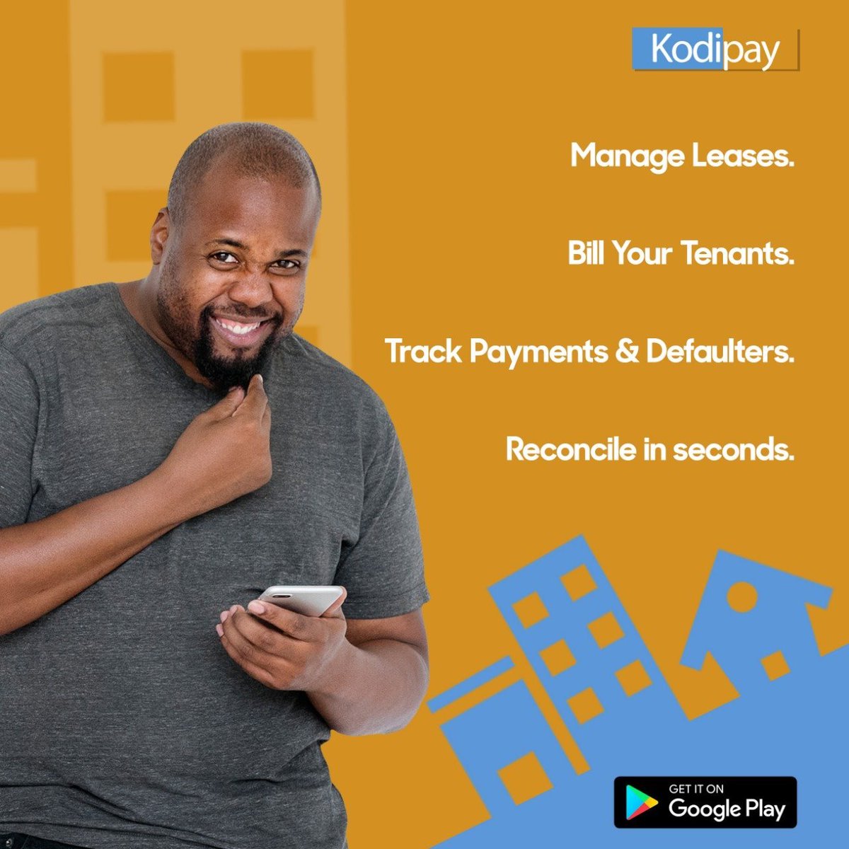 nderituKe's tweet photo. Take a look at @KodiPay,
Nothing beats their UI and UX for both Commercial and Residential tenants, plus an app for the landlord, and a web portal.
Analytics are perfect. It even has rent loans!
https://t.co/OI6Jh4k6jq
#SmartKodi https://t.co/Rg5cEv8t3Q