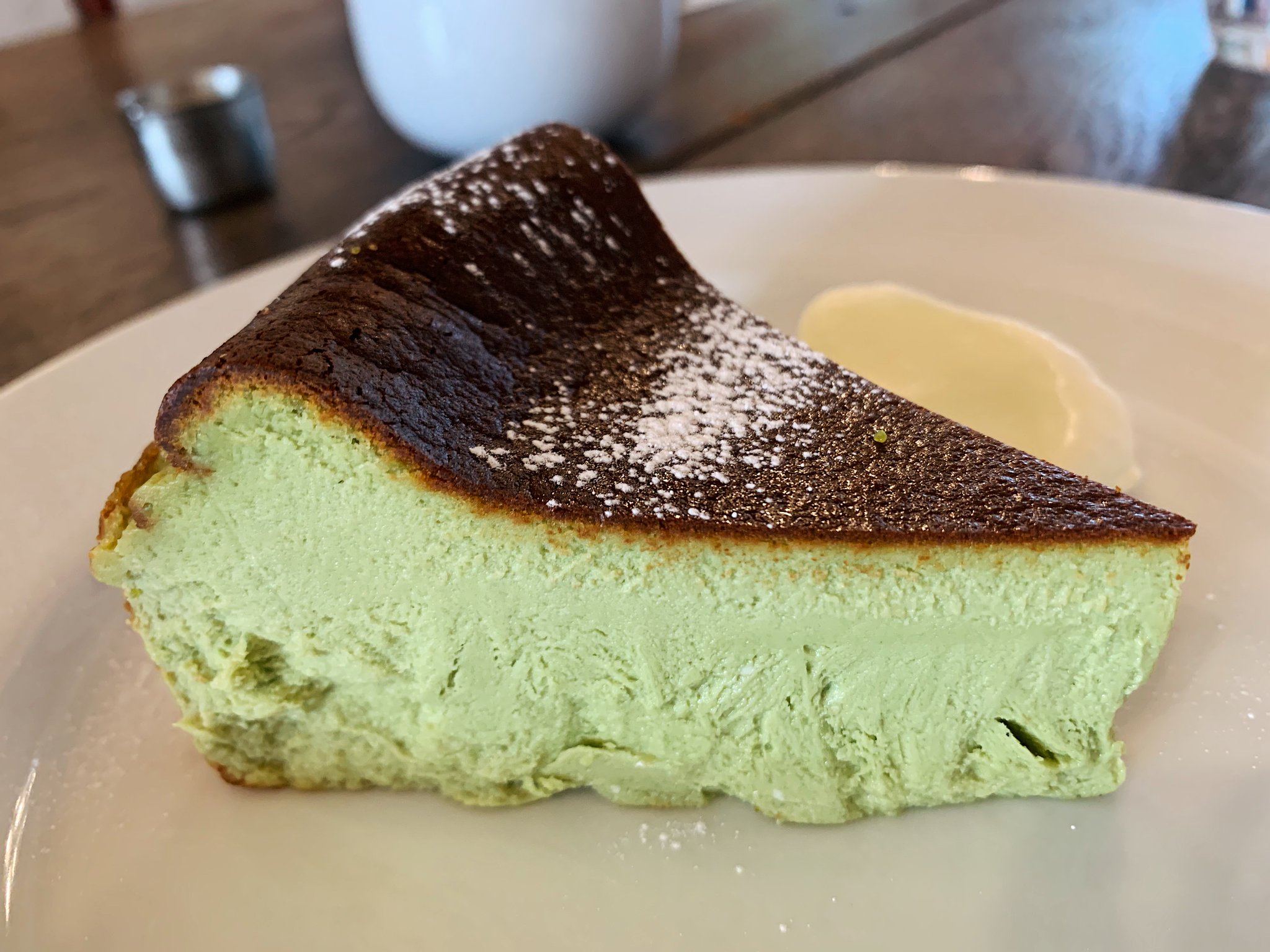 東京で美味しい 抹茶バスクチーズケーキ が食べられるカフェをご紹介 話題の画像プラス