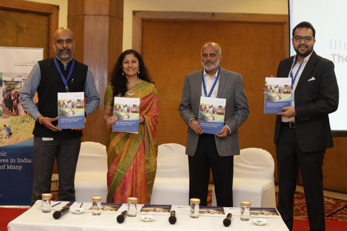 GatesIndia's tweet photo. What are the advantages of philanthropic partnerships? Read @BridgespanGroup’s report ‘Philanthropic Collaboratives in India: Power of Many’ to know: https://t.co/1cgdqFs936 #PowerOfCollaboratives https://t.co/PZHxoE3pQ7