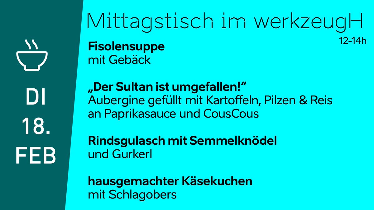 #lunch today in #werkzeugh