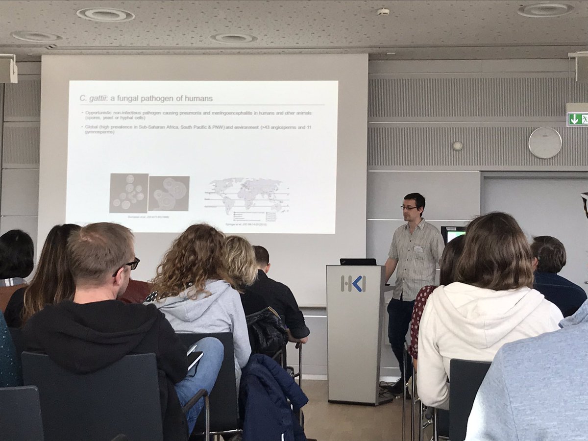 NormanRhijn's tweet image. Day 2 of @FEBSnews In vivo alternative #infection models: excellent overview by @RhysFarrer1 of #cryptococcus lineages and genomes. @LeibnizHKI