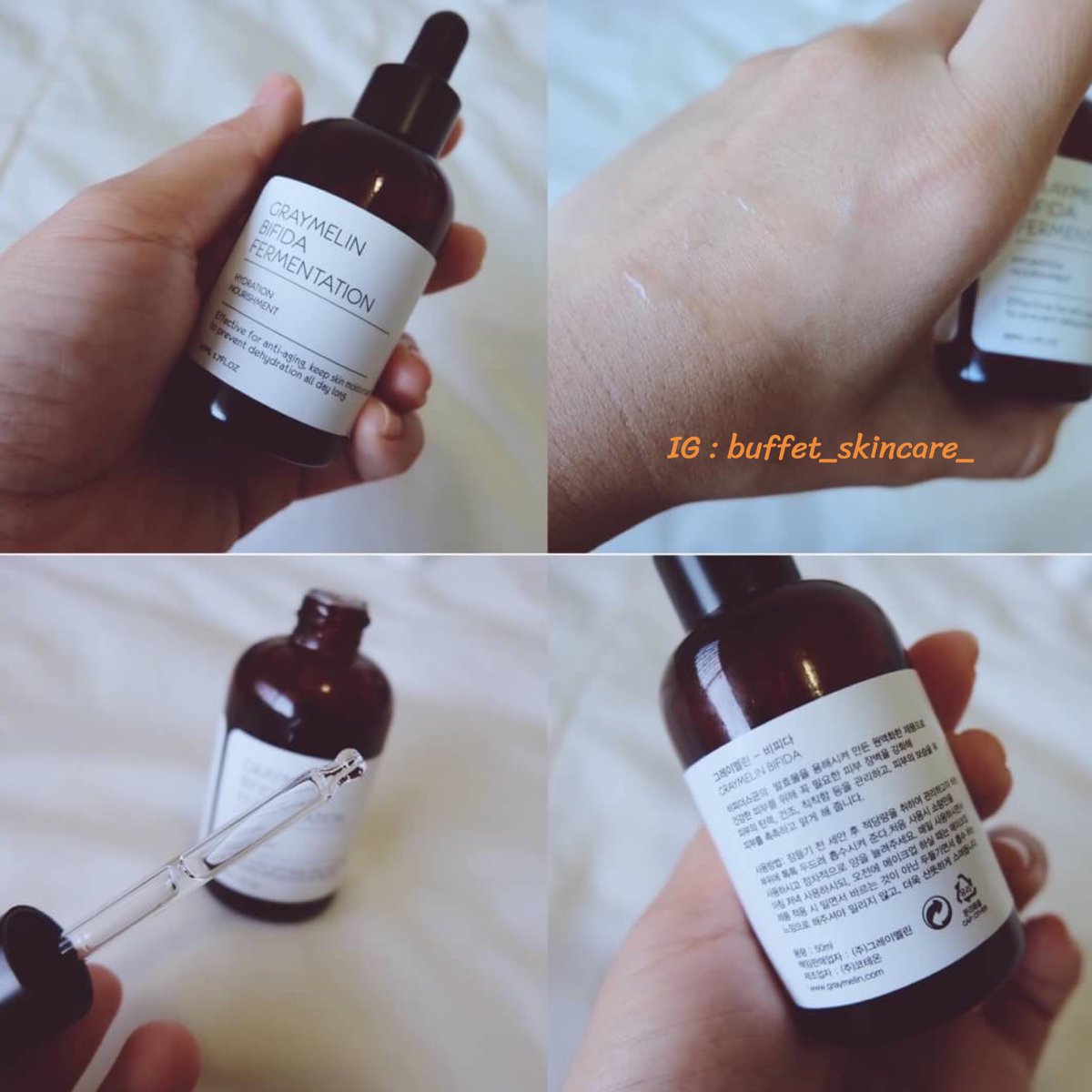BuffetSkincare's tweet photo. 🍃Graymelin Bifida Fermentation Serum
✨ฟื้นฟูโครงสร้างผิว ส่งเสริมการสร้างคอลลาเจนและทำให้ชั้นผิวแข็งแรงทนทาน ปรับสมดุลผิว ค��นความยืดหยุ่น ฟื้นฟูผิวที่ขาดการดูแล

ขนาด 50ml
ราคา 370฿ ลทบ40/ems60📦

#buffetskincare #ร้านบุฟเฟ่ต์สกินแคร์ #graymelin #สกินแคร์เกาหลี #สกินแคร์ https://t.co/qoI3podN3l