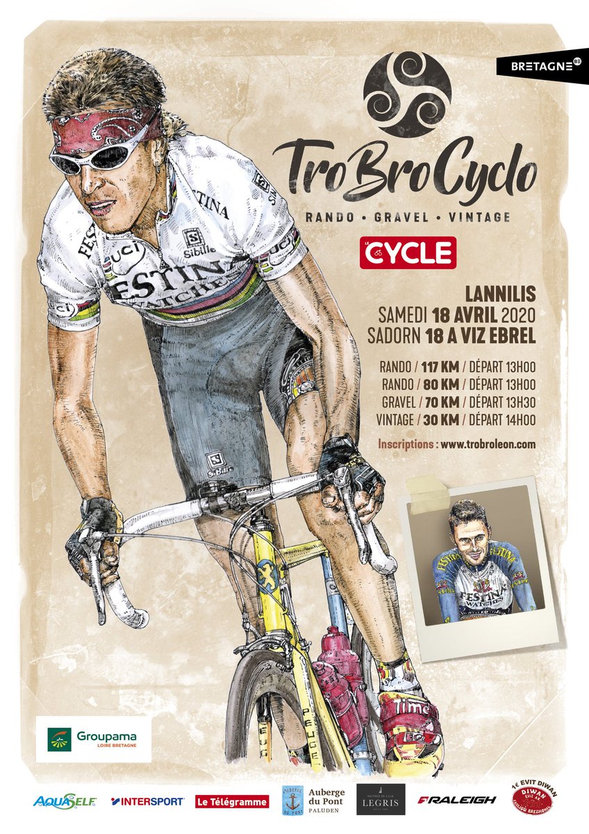 Tro bro cyclo 2020 le samedi 18 avril <a href="/FerrantMichel/">Michel Ferrant</a> <a href="/bretonsdusport/">Bretons du Sport</a> @philippepriser #trobroleon #emojibzh