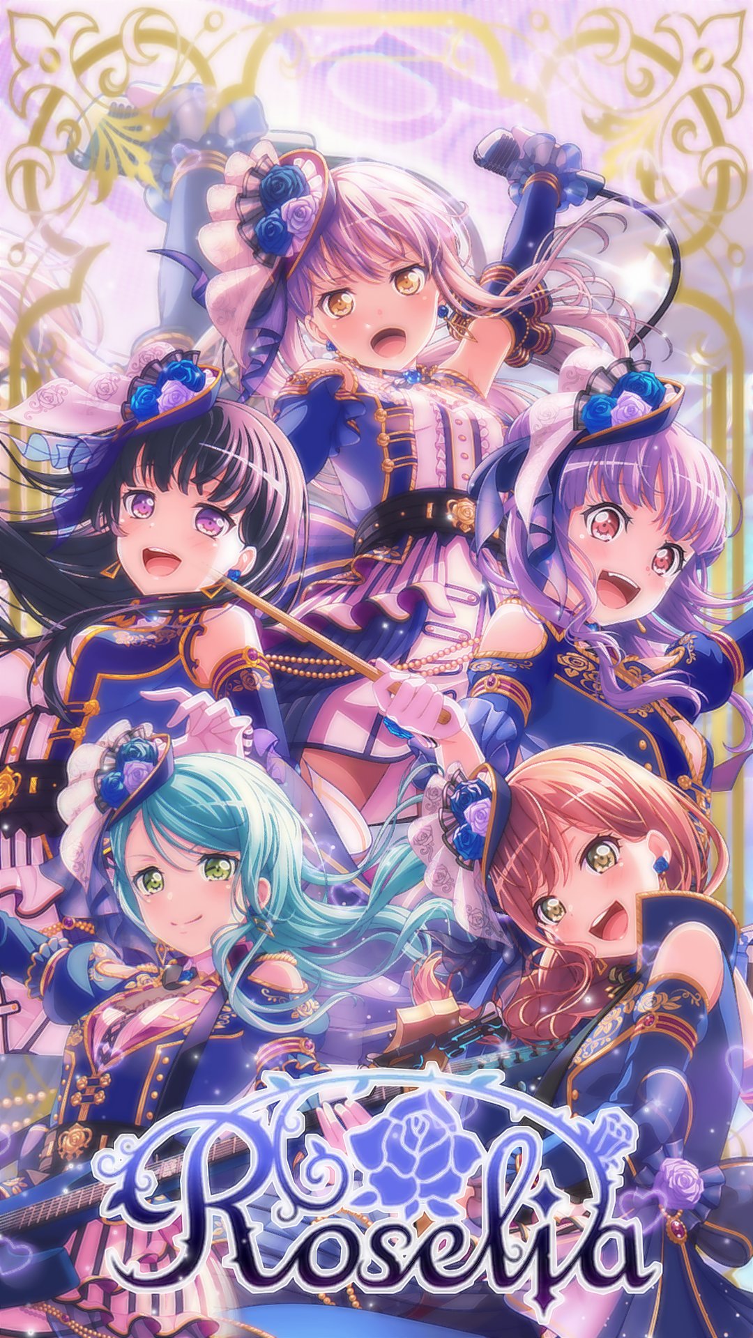ʚまるやまやɞ ノーブル ローズ 壁紙完成しました リプ欄にリサ姉 紗夜さん りんりん あこちゃんあります 保存 使用の時はいいね Rtお願いします 湊友希那 今井リサ 氷川紗夜 宇田川あこ 白金燐子 Roselia バンドリ
